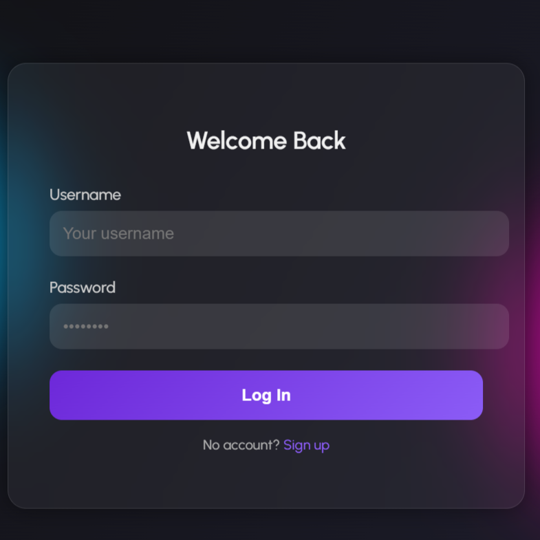Login form